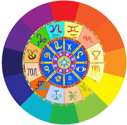 Cosmic Colours based on your Zodiac Sign