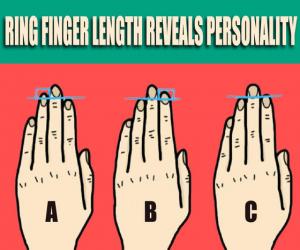 Different Ring Finger length can reveals your True Personality